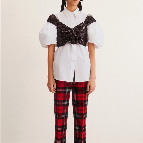 Simone Rocha X H&M Oversized Cotton Shirt - Picture 3 of 8